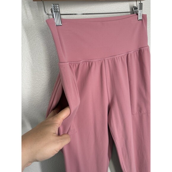 Athleta Salutation Jogger Powervita Yoga Fitness Pants Size Small S Antique Rose - Picture 6 of 14